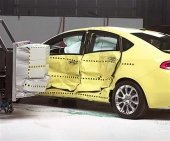 2015 Dodge Dart IIHS Side Impact Crash Test Picture